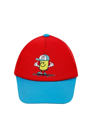 Civil Baby Erkek Bebek Kep Şapka 0-24 Ay Kırmızı Turkuaz A6k81102224s1 Kırmızı