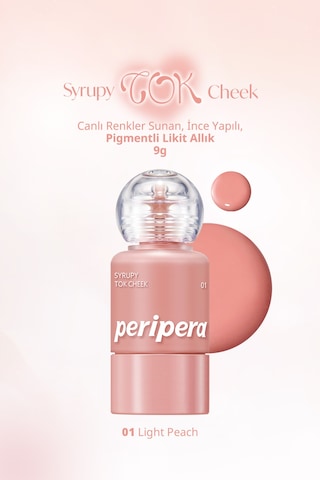 Peripera Syrupy Tok Cheek 01 Light Peach