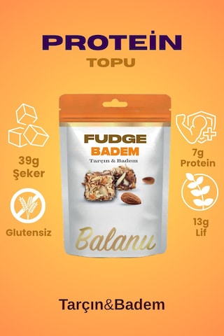 Fudge Tarçınlı & Bademli Atıştırmalık 100gr X3 Adet