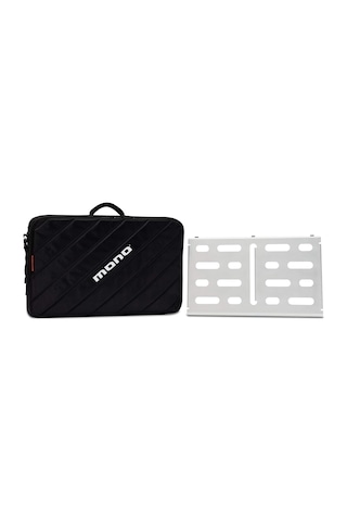 Mono Pfx-pb-m-slv-bdl Medium Pedalboard Silver & Touraccessory Case 2.0
