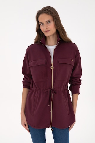 U.s. Polo Assn. Kadın Plum Hırka Örme 50318035-vr177 New Plum