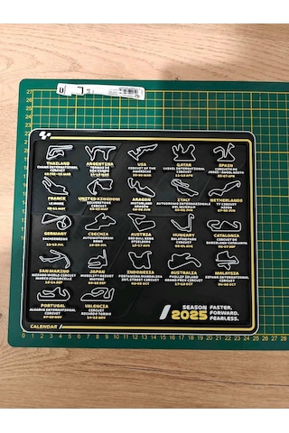 Moto Gp 2025 Motogp Sezon Özeti Takvimi Yarış Tutkunlarına Özel Dekoratif Tablo