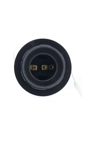 Tek-iş Duy E-27 Ipli Siyah Duy E27