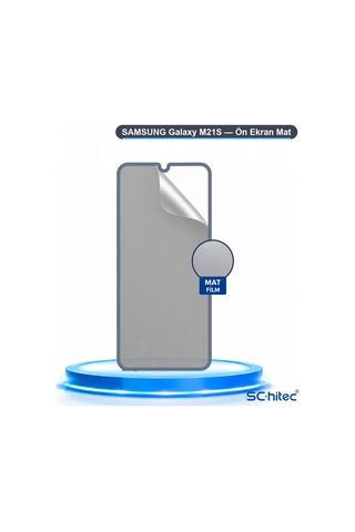 Samsung Galaxy M21s Uyumlu Ön Yüzey Mat Hidrojel Ekran Koruyucu 83081182