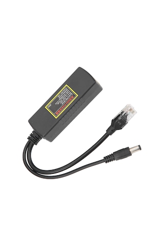 Lemestar 60v Yüksek Gerilimli Poe Ayırıcı, Ieee 802.3af Destekli, 10/100m Veri Transferi, 12v Dc Çıkış, Sabit Ve Dayanıklı Abs Malzeme