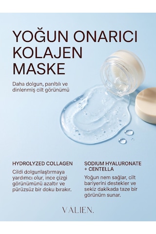 Vàlıen Kolajen Maske Yoğun Onarıcı Kapsül Maske 7 Adet