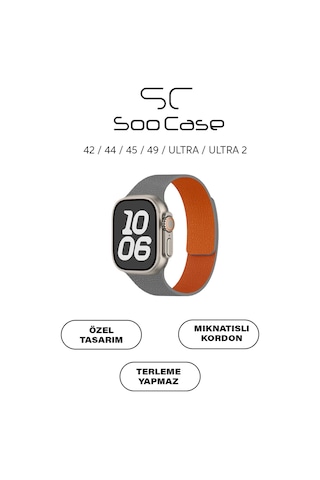 Apple Watch Uyumlu Siyah Dokulu Silikon Kordon Spor Kayış 42/44/45/49 Mm/ Ultra / Ultra 2 Soo-114