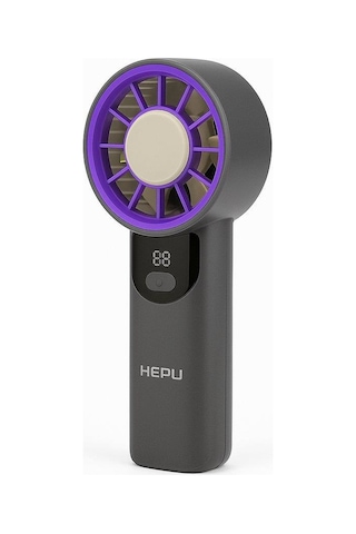 Hepu Hp-f18 Sessiz Çalışan Usb Şarjlı El Tipi Üfleme + Mini Fan