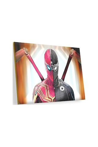 Cakasepetim Spider Man İki Kostüm Birarada Ahşap Mdf Tablo