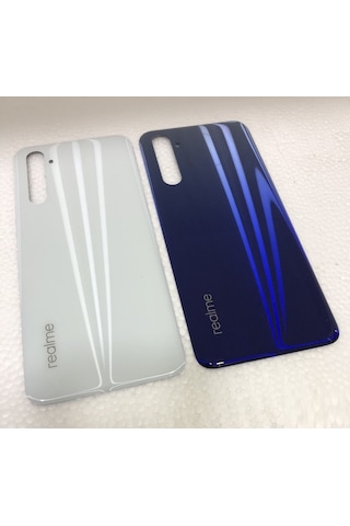 Realme 6 Rmx2001 Arka Kapak Pil Kapağı - Mavi