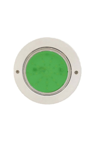 Mini Slim Flat Sıva Üstü Ledli Havuz Armatür 20 Watt Yeşil Işık