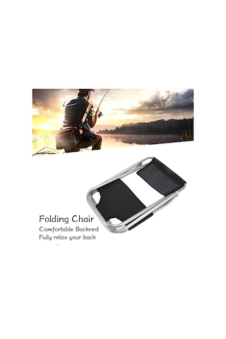 Suofeng Çince Çeviri: Katlanır Sandalye Nefes Alabilen Kumaş Taşınabilir Küçük Sırt Dayanağı Balıkçılık Sandalyesi Kamp Barbekü Yürüyüş Sandalyesi Siyah