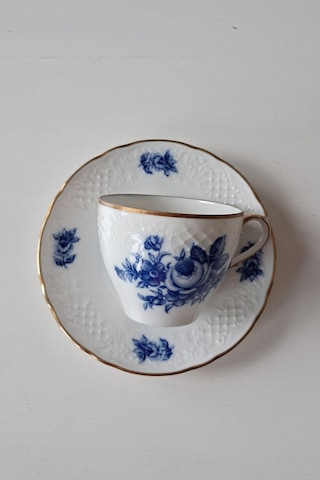 Schumann Arzberg Kobalt Mavi Vintage Çay Fincanı Seti Kobaltmavi