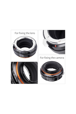 K&f Nikon - M4/3 Lens Adaptörü Nikon Lens Mft Gövde