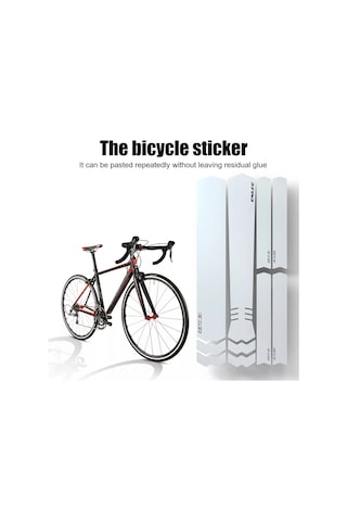 Şeffaf-3d Dağ Bisikleti Koruma Çerçeve Kapak Çizilmeye Dayanıklı Koruyucu Su Geçirmez Mtb Bisiklet Çıkarılabilir Etiket Sürme Koruma Zinciri Şeffaf