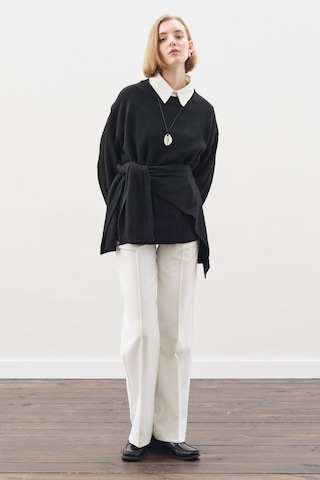 Chunky Oversıze Kazak Siyah Siyah