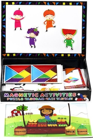Lc7163 Manyetik Aktiviteler Tangram-Puzzle-Y Tah