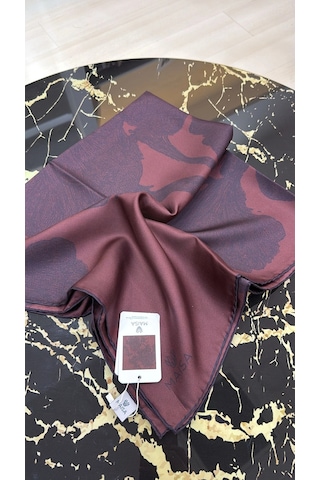 Maisa Maısa Farah Mulberry İrek Eşarp Bordo 1304