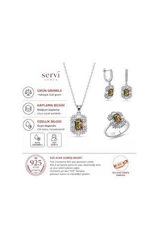 Servi 925 Ayar Gümüş Radiant Baget Set-33 64765025