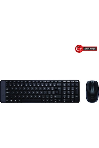 Logitech Mk220 (920-003163) Kablosuz Türkçe Q Klavye/Mouse Set