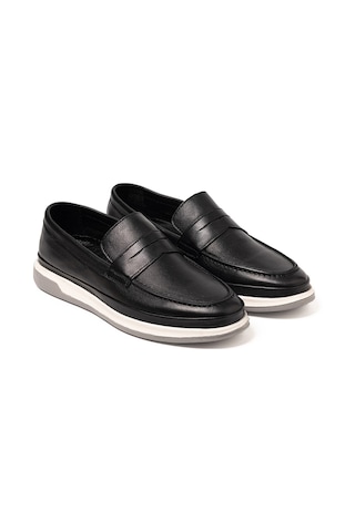 Sneaker Erkek Og-9240 John May 101 Siyah Dolaplı Deri