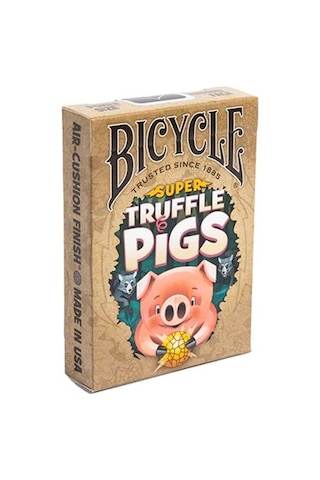 Bicycle Super Truffle Pigs Hınzır Premium Oyun Kağıdı Koleksiyonluk İskambil Kartları Destesi