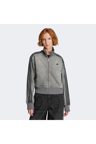 Adidas Adicolor Denim Kadın Gri Kot Hırka Jy2564 Gri