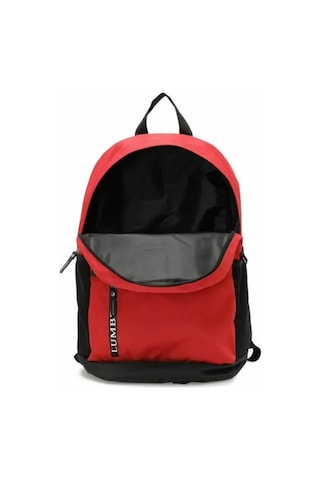 Lumberjack Olıver Sıyah Unisex Sırt Çantası Okul Çantası Laptop Bölmeli Kırmızı - Kırmızı