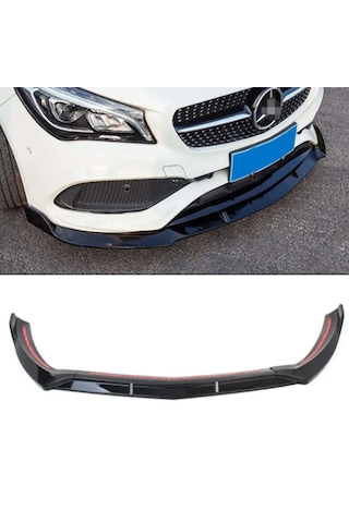 Mercedes W117 Cla Ön Lip Parlak Siyah