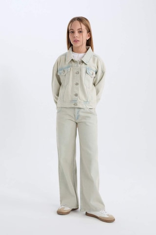 DeFacto Kız Çocuk Jean Ceket D7104A825SPNM39 Mavi