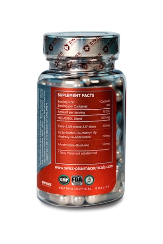 Swiss Megadrol Sarms Epistane + Trenavar + 1-andro 80 Kapsül