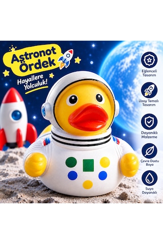 Karakter Tasarım Plastik Ördek Jeep Ördek- Rubber Ördek - Astronot Ördek Diğer