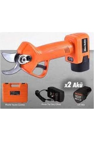 Max-Extra Mx8030 Şarjlı Budama Makası Çift Akülü 25Mm 2.0Ah