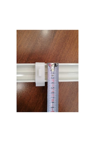 Stor Zebra Perde Pratik Kornişe Takma Aparatı 3,5 Cm 10 Adet Pratik Ayak Dar Boy Krem