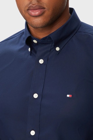 Tommy Hilfiger Regular Fit Klasik Yaka Uzun Kollu Gömlek Erkek Gömlek Mw0mw43429 Dcc Lacivert