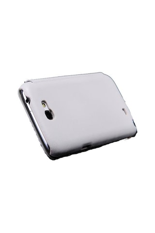 Nillkin N7100 Galaxy Note 2 İle Uyumlu Yana Açılan Kapaklı Kılıf Beyaz Renk