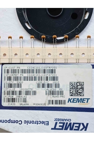 C324c101j1g5ta7301 100pf 50v 5mm Multi Kemet 150 Adet