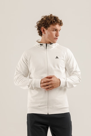 Airlife Saturn Ur7 Pro I Tam Boy Fermuarlı Erkek Kapüşonlu Sweatshirt Beyaz