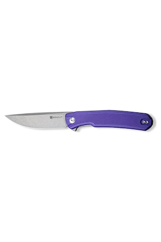 Sencut Scitus Flipper Knife Purple G10 Handle Kamp Çakı Mor