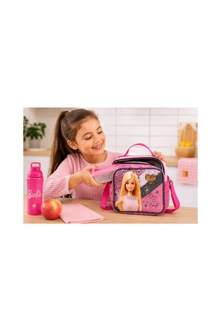 Barbie Beslenme Çantası Tek Bölmeli Pembe