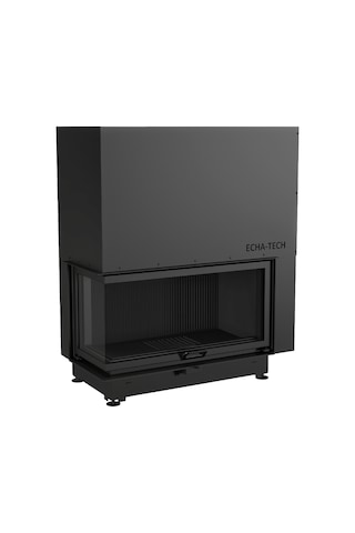 Echa Tech Asansörlü Çelik Köşe Şömine Haznesi Sol Açık 110 D