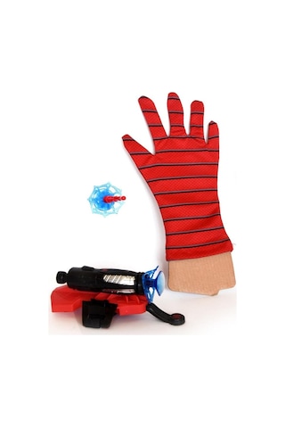 Örümcek Adam Spiderman Ok Atan Vantuz Ağ Fırlatan Eldiven Maske S