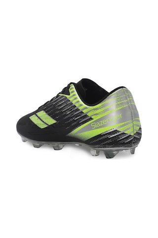 Slazenger CAMBLY KR Erkek Halı Saha Siyah / Yeşil Futbol Ayakkabısı