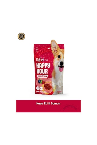 Buradabulabilirsin Reflex Plus Happy Hour Anti Aging Collagen & Love Edition Köpek Ödül Maması Seti 8x60 Gr Bbz