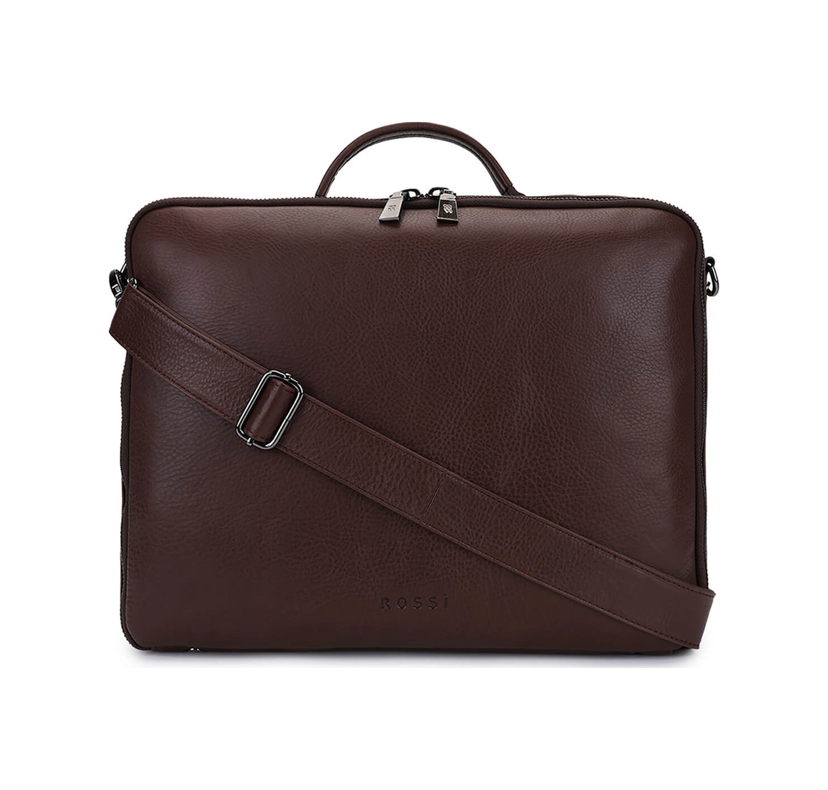 Bruno Shoes Bruno Rossi Bag Erkek Hakiki Deri Kahverengi Evrak Çantası 1048 330g Erk Cnt Sk25-26 Caffe Kahverengi