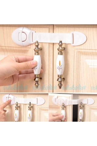 Evokids Pratik Çocuk Güvenlik Kilidi (10 Adet) Çok Renkli