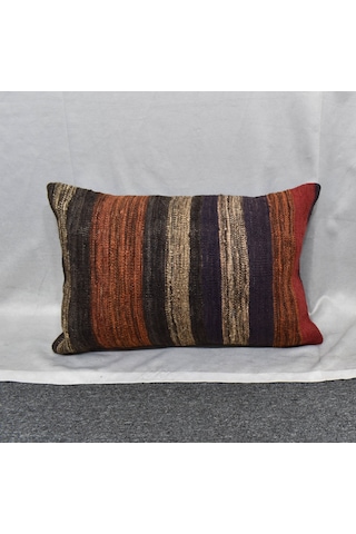 Zehra Abla Halı Yeni El Dokuma Dekoratif Kilim Kırlent Yastık Kılıfı 6243