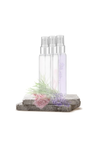 3'lü Hidrosol Set Gül Suyu + Lavanta Suyu + Biberiye Suyu 3 X 30 Ml. Hydrosol Seyahat/çanta Boy