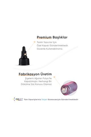 Canon Uyumlu Mürekkep Inkjet Bitmeyen Kartuş 4X100 ML Mürekkebi