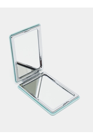 Gigi Panda Çiçek Örgü Motif Desenli Katlanır Makyaj Aynası